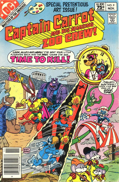 Cover for Captain Carrot and His Amazing Zoo Crew! (DC, 1982 series) #9 [Canadian]
