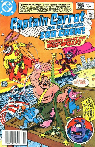Cover for Captain Carrot and His Amazing Zoo Crew! (DC, 1982 series) #10 [Canadian]