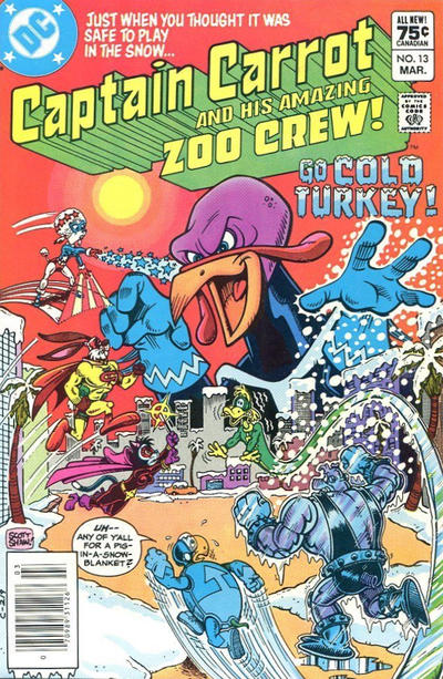 Cover for Captain Carrot and His Amazing Zoo Crew! (DC, 1982 series) #13 [Canadian]