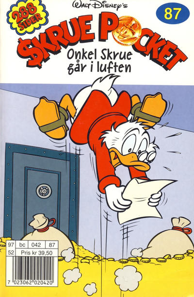 Cover for Skrue Pocket (Hjemmet / Egmont, 1984 series) #87 - Onkel Skrue går i luften