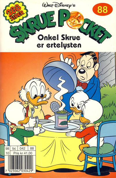 Cover for Skrue Pocket (Hjemmet / Egmont, 1984 series) #88 - Onkel Skrue er ertelysten