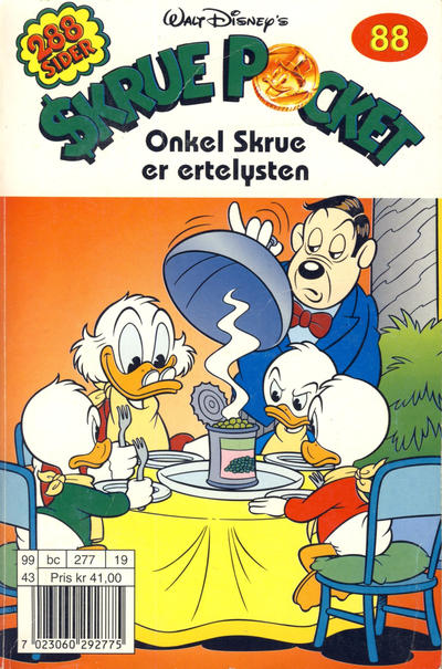 Cover for Skrue Pocket (Hjemmet / Egmont, 1984 series) #88 - Onkel Skrue er ertelysten [Reutsendelse]