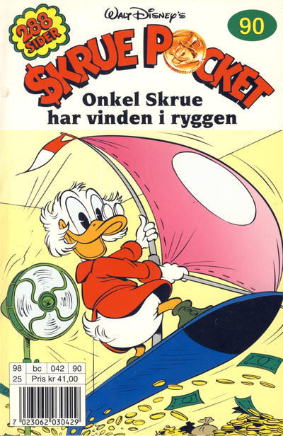 Cover for Skrue Pocket (Hjemmet / Egmont, 1984 series) #90 - Onkel Skrue har vinden i ryggen