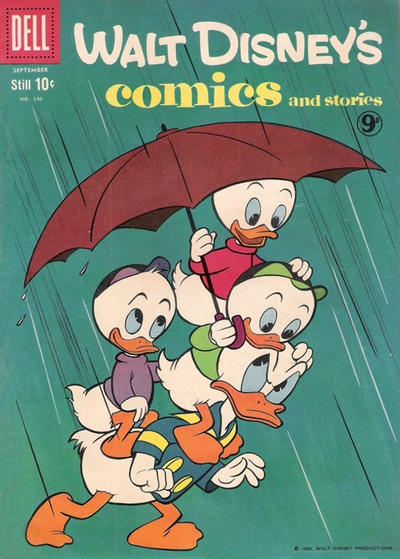Cover for Walt Disney's Comics and Stories (Dell, 1940 series) #v20#12 (240) [British]
