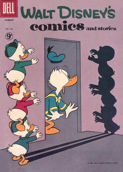 Cover for Walt Disney's Comics and Stories (Dell, 1940 series) #v21#4 (244) [British]