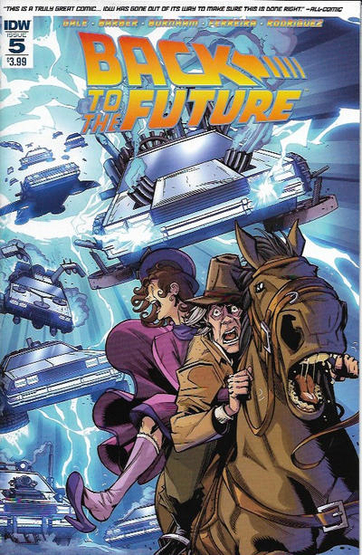 Cover for Back to the Future (IDW, 2015 series) #5 [Regular Cover - Marcelo Ferreira]