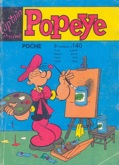 Cover for Cap'tain Présente Popeye (Société Française de Presse Illustrée (SFPI), 1964 series) #140