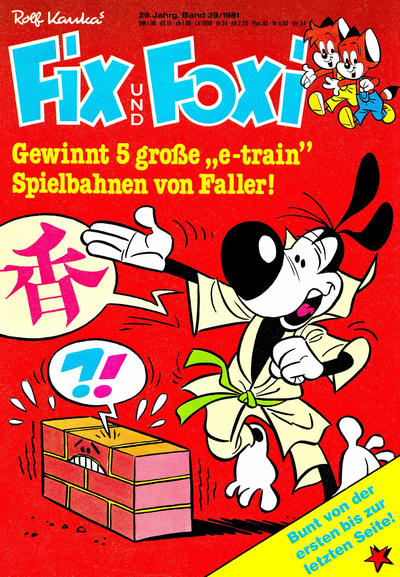 Cover for Fix und Foxi (Pabel Verlag, 1953 series) #v29#39