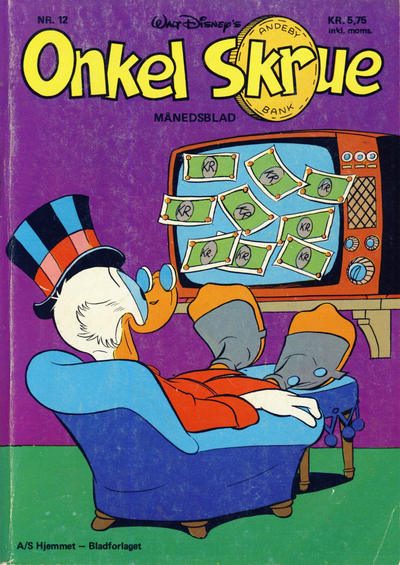 Cover for Onkel Skrue (Hjemmet / Egmont, 1976 series) #12