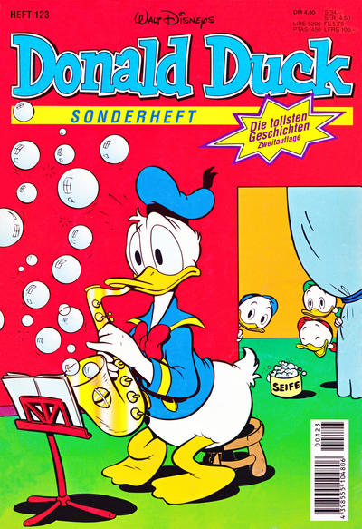 Cover for Die tollsten Geschichten von Donald Duck - Zweitauflage (Egmont Ehapa, 1983 series) #123