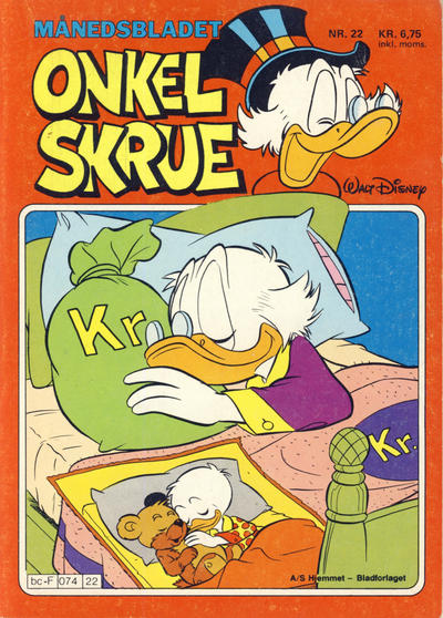 Cover for Onkel Skrue (Hjemmet / Egmont, 1976 series) #22