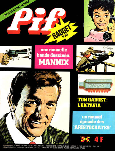 Cover for Pif Gadget (Éditions Vaillant, 1969 series) #316
