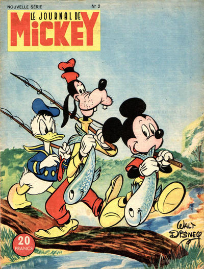 Cover for Le Journal de Mickey (Hachette, 1952 series) #2