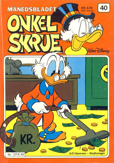 Cover for Onkel Skrue (Hjemmet / Egmont, 1976 series) #40