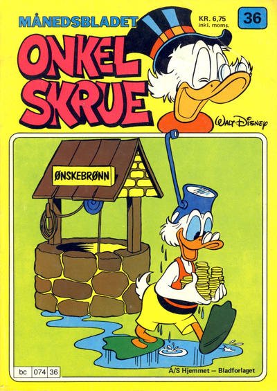 Cover for Onkel Skrue (Hjemmet / Egmont, 1976 series) #36