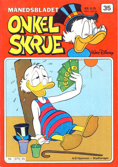 Cover for Onkel Skrue (Hjemmet / Egmont, 1976 series) #35