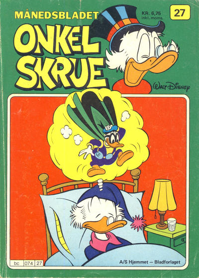 Cover for Onkel Skrue (Hjemmet / Egmont, 1976 series) #27