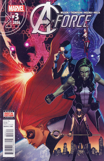 Cover for A-Force (Marvel, 2016 series) #3 [Direct Edition]