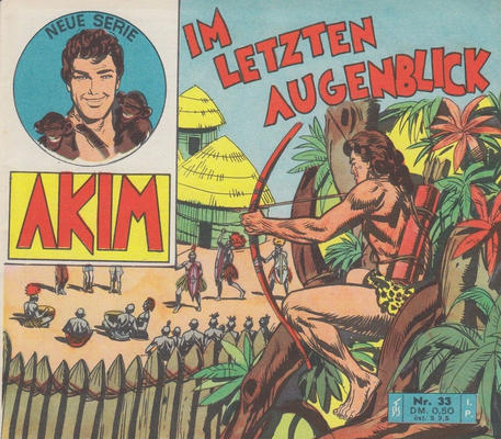 Cover for Akim (Bozzesi, 1960 series) #33
