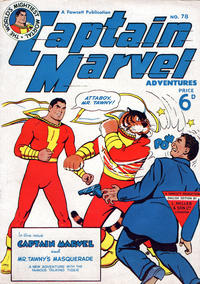 Cover Thumbnail for Captain Marvel Adventures (L. Miller & Son, 1950 series) #78
