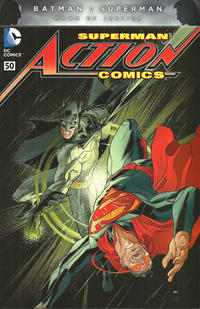 Cover Thumbnail for Action Comics (DC, 2011 series) #50 [Batman v Superman Full Color Cover]