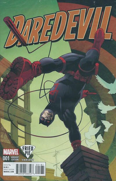 Cover for Daredevil (Marvel, 2016 series) #1 [Fried Pie Exclusive - Chris Stevens]