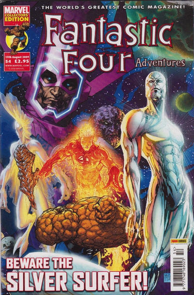 Cover for Fantastic Four Adventures (Panini UK, 2005 series) #54