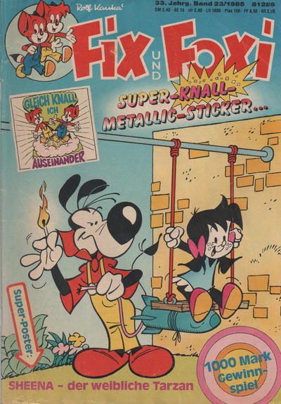 Cover for Fix und Foxi (Pabel Verlag, 1953 series) #v33#23