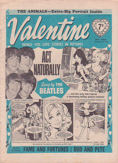 Cover for Valentine (IPC, 1957 series) #11 September 1965