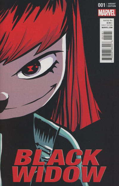 Cover for Black Widow (Marvel, 2016 series) #1 [Skottie Young]