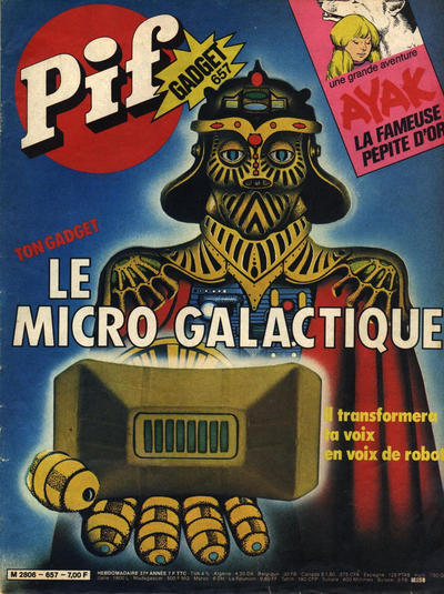 Cover for Pif Gadget (Éditions Vaillant, 1969 series) #657
