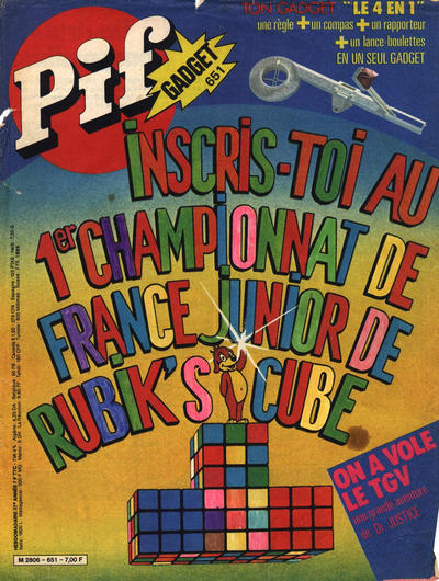 Cover for Pif Gadget (Éditions Vaillant, 1969 series) #651