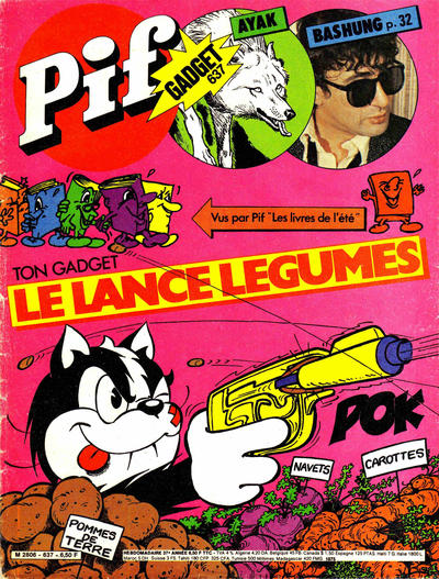 Cover for Pif Gadget (Éditions Vaillant, 1969 series) #637
