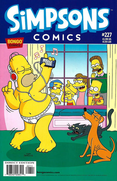 Cover for Simpsons Comics (Bongo, 1993 series) #227