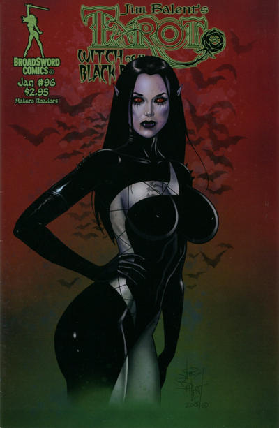 Cover for Tarot: Witch of the Black Rose (Broadsword, 2000 series) #96 [Cover B - Jim Balent]