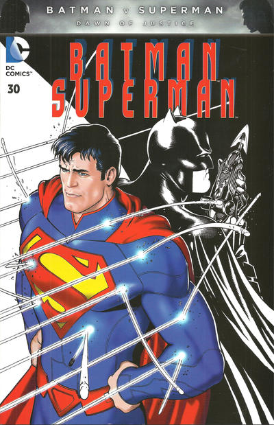Cover for Batman / Superman (DC, 2013 series) #30 [Batman v Superman Character Spotlight Cover]