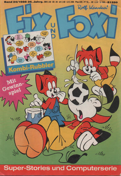 Cover for Fix und Foxi (Pabel Verlag, 1953 series) #v36#24