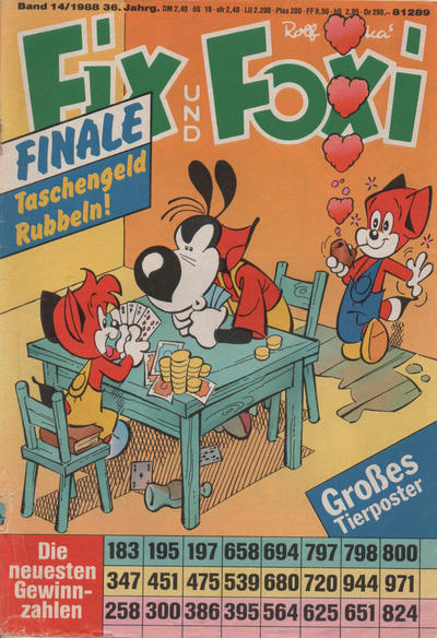 Cover for Fix und Foxi (Pabel Verlag, 1953 series) #v36#14