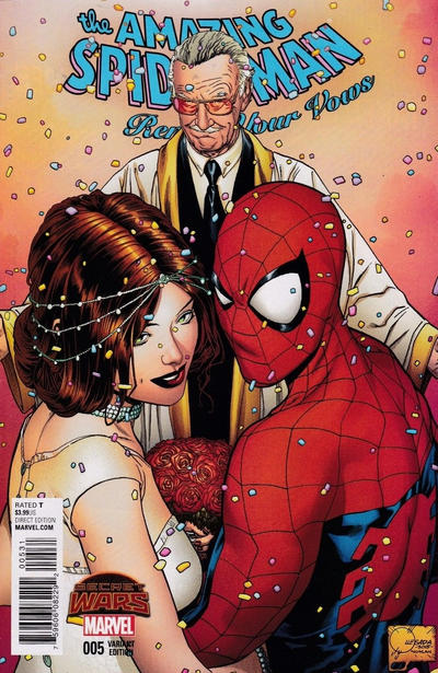 Cover for Amazing Spider-Man: Renew Your Vows (Marvel, 2015 series) #5 [Variant Edition - Joe Quesada Cover A]