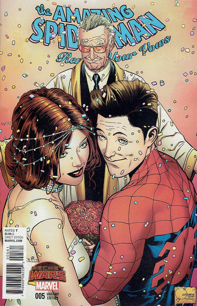 Cover for Amazing Spider-Man: Renew Your Vows (Marvel, 2015 series) #5 [Variant Edition - Joe Quesada Cover B]