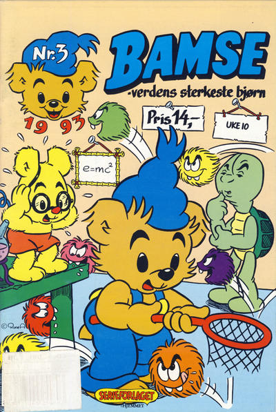 Cover for Bamse (Hjemmet / Egmont, 1991 series) #3/1993