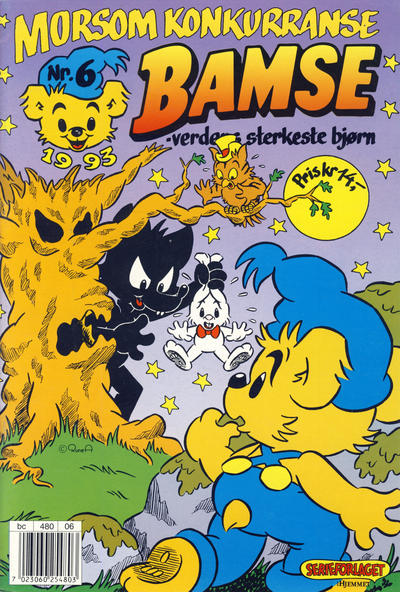 Cover for Bamse (Hjemmet / Egmont, 1991 series) #6/1993