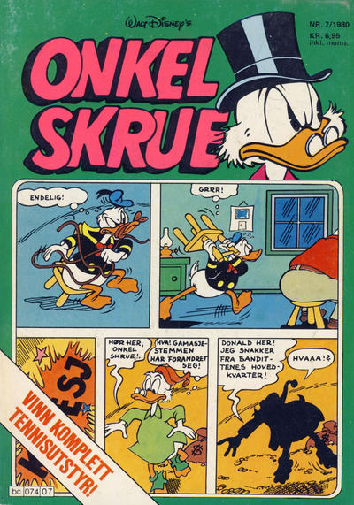 Cover for Onkel Skrue (Hjemmet / Egmont, 1976 series) #7/1980