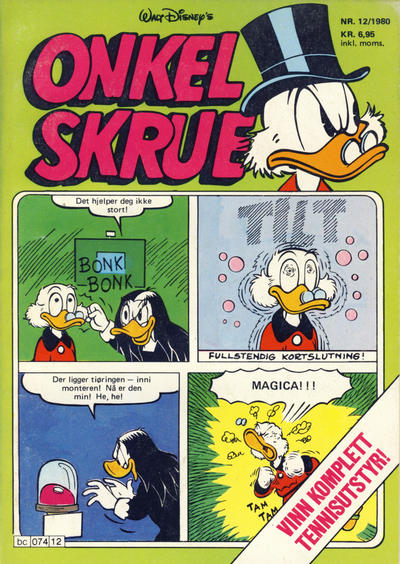 Cover for Onkel Skrue (Hjemmet / Egmont, 1976 series) #12/1980