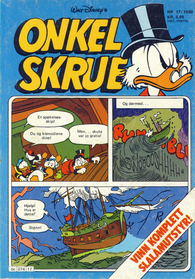 Cover for Onkel Skrue (Hjemmet / Egmont, 1976 series) #17/1980