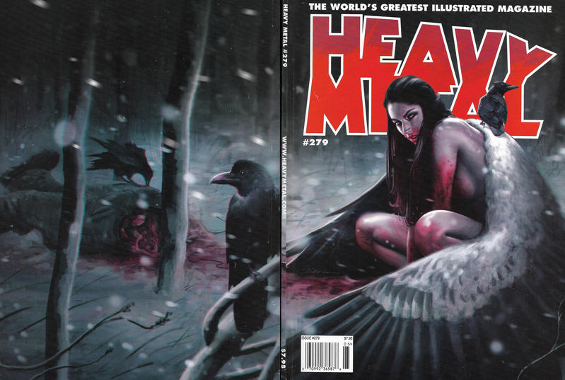 Cover for Heavy Metal Magazine (Heavy Metal, 1977 series) #279 [Jeff Dekal Subscriber / Comic Shop Cover]