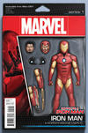 Cover Thumbnail for Invincible Iron Man (2015 series) #1 [John Tyler Christopher Action Figure (Iron Man)]