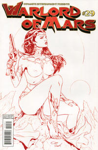 Cover Thumbnail for Warlord of Mars (Dynamite Entertainment, 2010 series) #29 [Cesar Razek Risque Red Art]