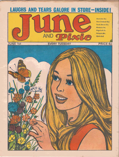 Cover for June and Pixie (IPC, 1973 series) #1 June 1974