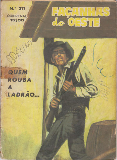 Cover for Façanhas do Oeste (Agência Portuguesa de Revistas, 1971 series) #211